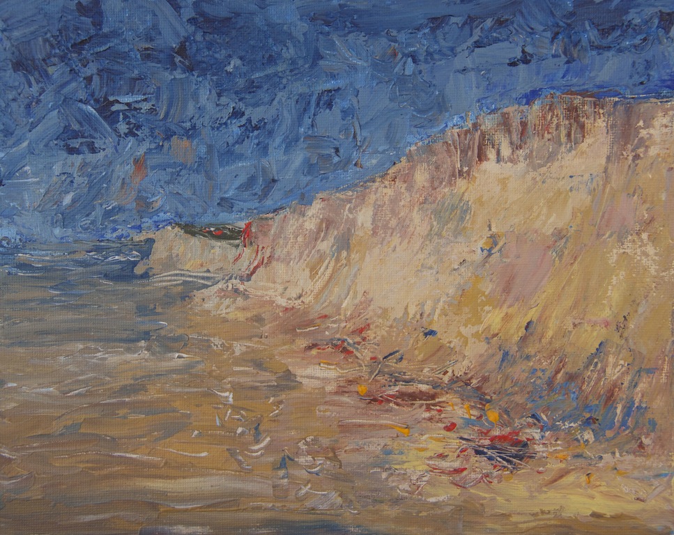 Dune Damage, Palette knife study IMG_6697