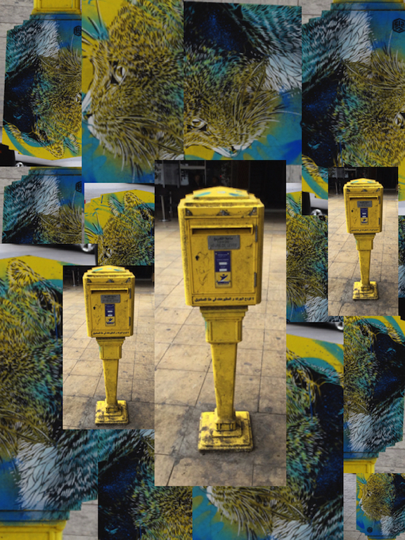 Rabat post box mosaic