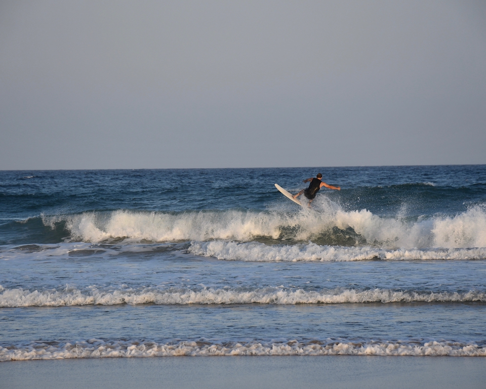 Surfer at Marcus Beach